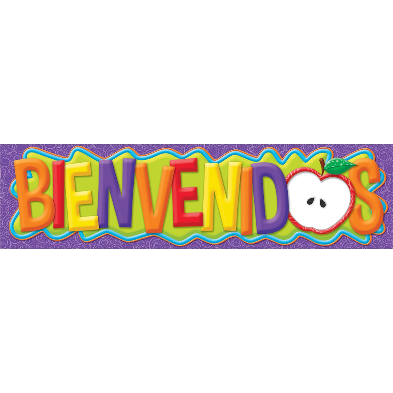 Eureka Color My World Spanish Welcome Horizontal Banner, Pack of 6 (EU-849273)