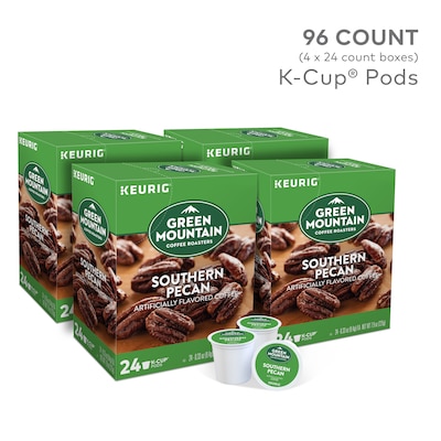Green Mountain Southern Pecan Coffee Keurig® K-Cup® Pods, Light Roast, 96/Carton (67726)