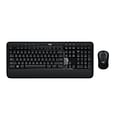 Logitech Advanced Wireless Combo Keyboard and Mouse, Black (920-008701)