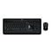 Logitech Advanced Wireless Combo Keyboard and Mouse, Black (920-008701)