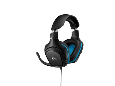 Logitech G432 981-000769 Wired 7.1 Surround Sound Wired Gaming Headset, Black