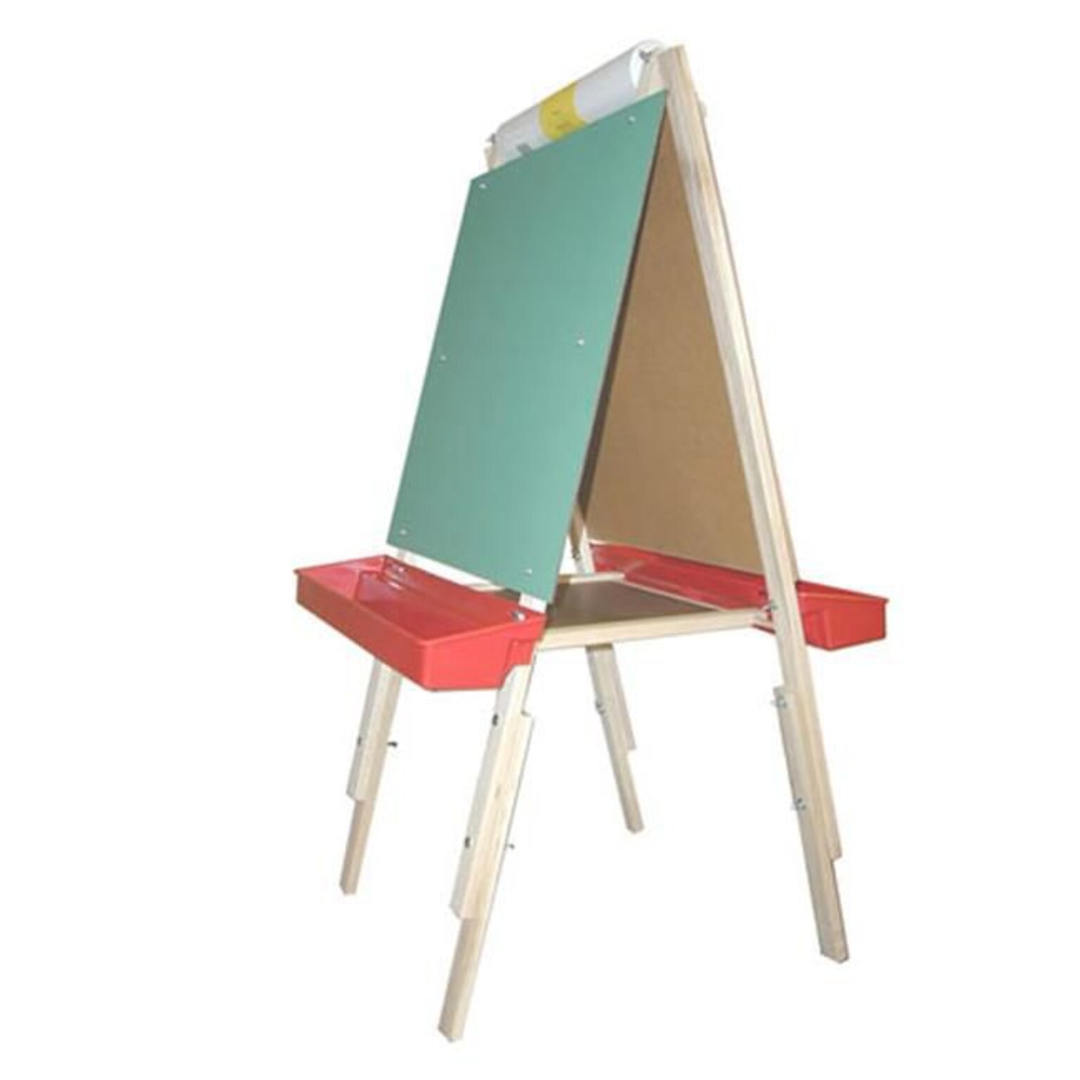 Beka Ultimate Easel, Magnetboard, Chalkboard, Wood Trays - 42 In. High (Beka355)
