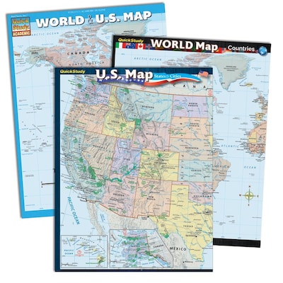 QuickStudy World & U.S. Reference Set (2498003)