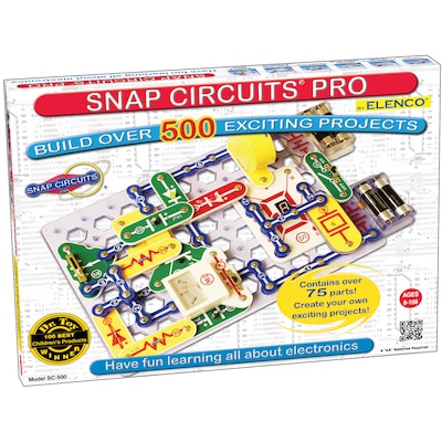 Elenco Snap Circuits® Pro 500-in-1 Electronics Exploration Kit (EE-SC500)