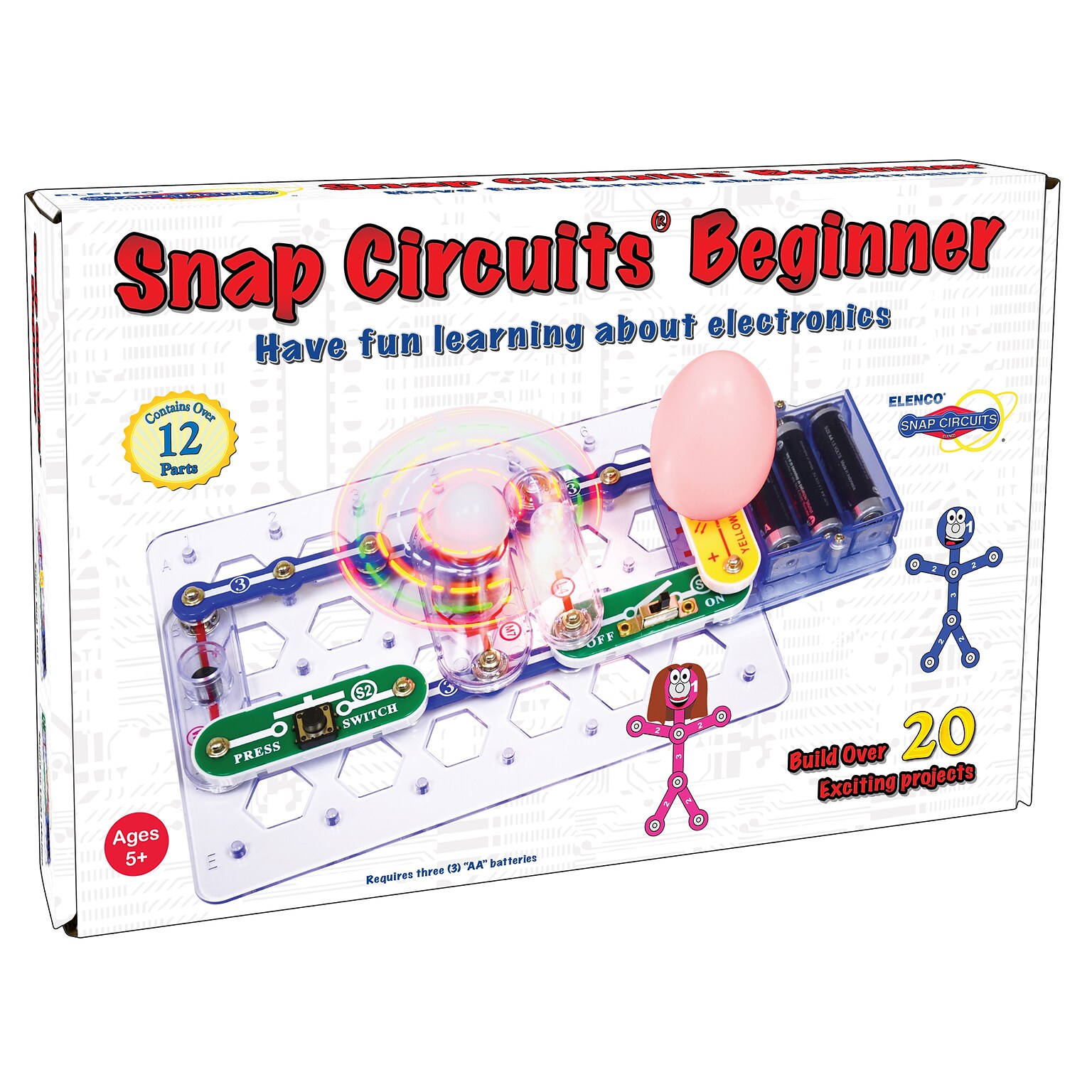 Elenco Snap Circuits Beginner Electronics Exploration Kit (EE-SCB20)