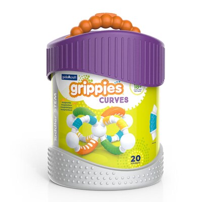 Guidecraft Grippies Curves, 20 Piece Set (GD-8319)