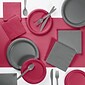 Creative Converting Gray and Burgundy Party Supplies Kit (DTCBGGRY2A)