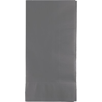 Creative Converting Glamour Gray Dinner Napkins, 50 Count (339630)