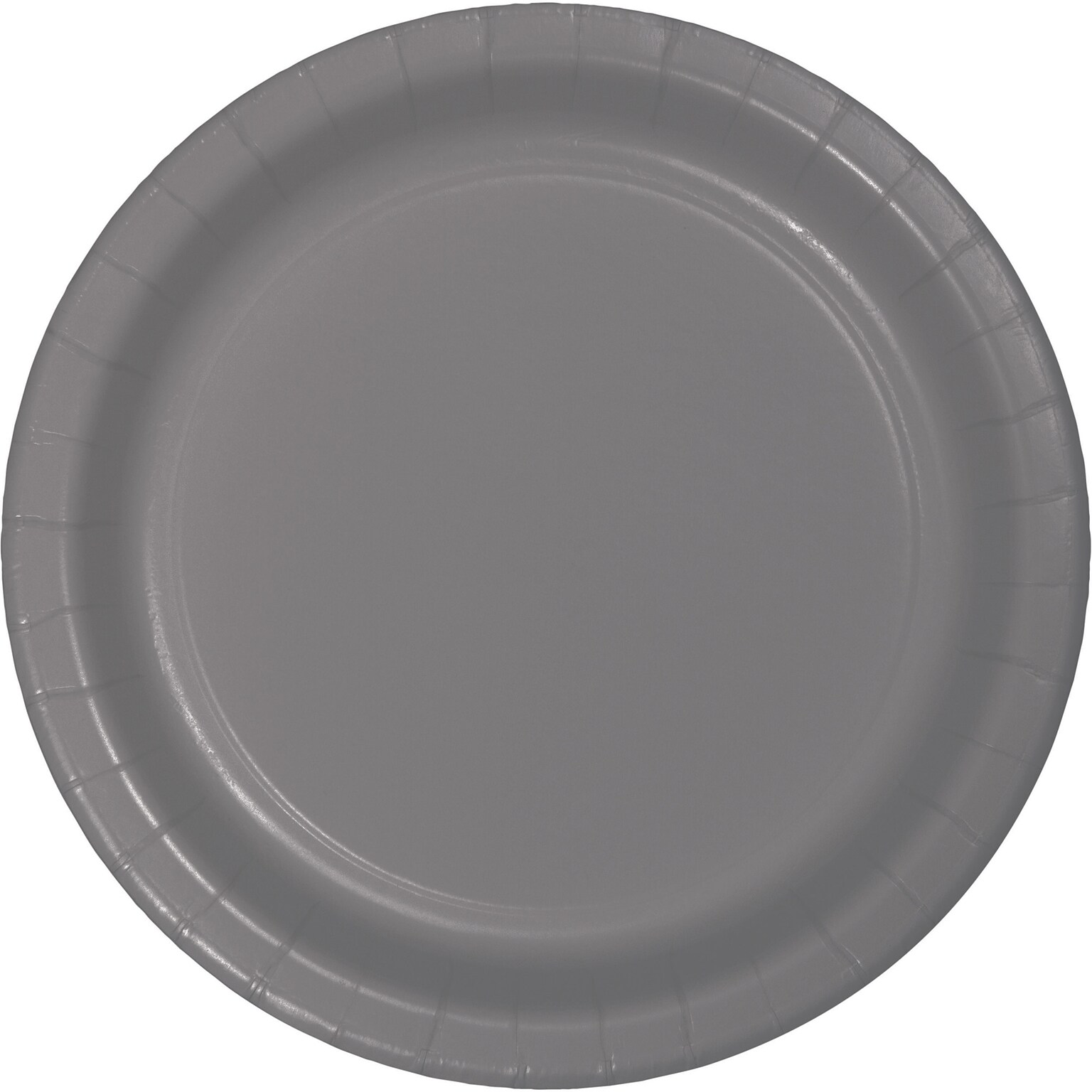 Creative Converting Glamour Gray Dessert Plates, 24 Count (339645)