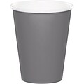 Creative Converting Glamour Gray Paper Cups, 72 Count (DTC339647CUP)