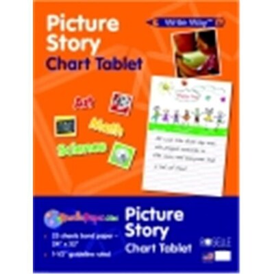 Write Way 24 x 32 in. Roselle Picture Story Chart Tablet, 25 Sheets (SSPC51831)