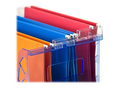 OfficeMate Glacier Desk Top File Organizer, Blue (23221)