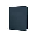 Oxford Twin Portfolio Folders, Dark Blue, 25/Box (OXF 57538)