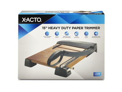 X-ACTO 15" Guillotine Trimmer, Maple/Black (26315)