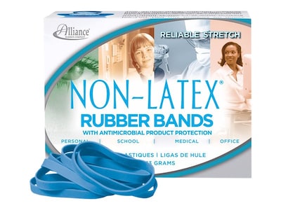 Alliance Non-Latex Multi-Purpose Rubber Bands, #64, 0.25 Lb. Box, 95/Box (42649)