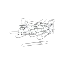 ACCO Economy #1 Paper Clips, Silver, 100/Box (A7072380)