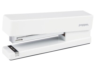 Poppin Stapler, 20 Sheet Capacity, White (100152)