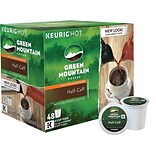 Green Mountain Coffee, Keurig® K-Cup® Pods, Half- Caff, Medium Roast, 48/Box (357446)