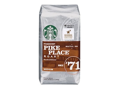 Starbucks Pike Place Beans Coffee, Medium Roast (11017854)