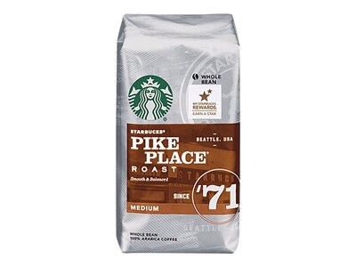 Starbucks Pike Place Beans Coffee, Medium Roast (11017854)