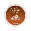 Cafe Escapes Café Caramel Coffee, Keurig® K-Cup® Pods, Light Roast, 24/Box (GMT6813)