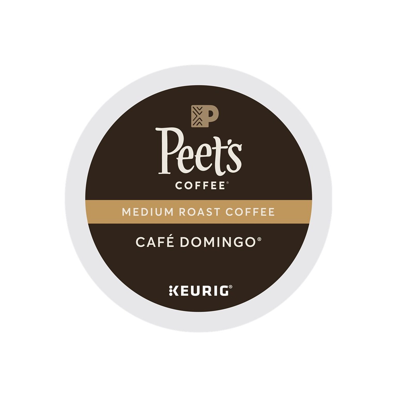 Peet's Coffee Café Domingo Coffee Keurig® KCup® Pods, Medium Roast, 22