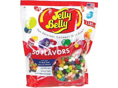 Jelly Belly Assorted 50 Flavors Jelly Beans, 48 oz (220-00020)