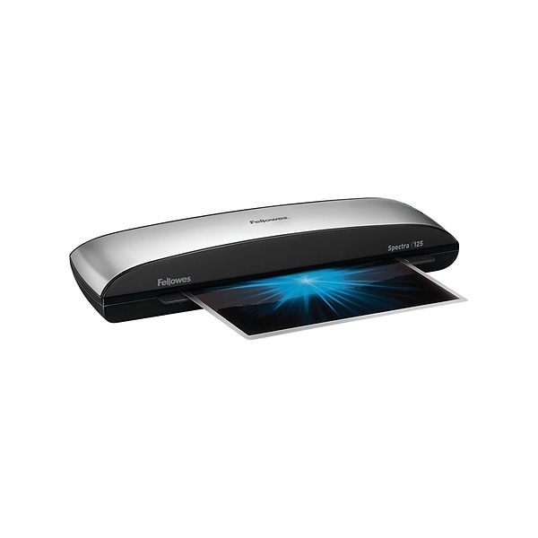 Fellowes Spectra 125 Thermal Laminator, 12.5 Width, Silver/Black (5739701)