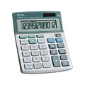 Royal XE48 ROY29306S 12-Digit Compact Calculator, White/Green