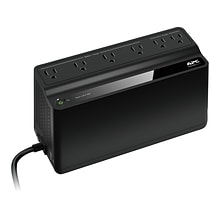 APC Back-UPS 425VA Backup and Surge Protector, 6-Outlets, Black (BE425M)