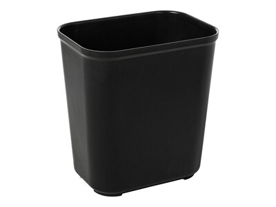 Rubbermaid Fire Resistant Indoor Trash Can w/ No Lid, Black, 7 Gal. (FG254300BLA)