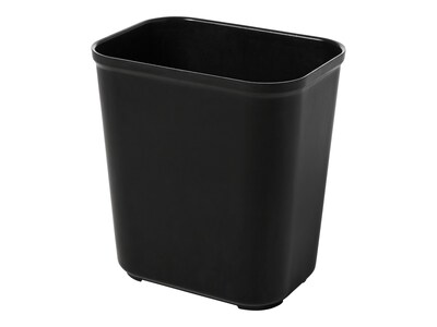 Rubbermaid Fire Resistant Indoor Trash Can w/ No Lid, Black, 7 Gal. (FG254300BLA)