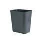 Rubbermaid Fire Resistant Indoor Trash Can w/ No Lid, Black, 7 Gal. (FG254300BLA)