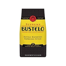 Cafe Bustelo Supreme Espresso Beans Coffee, Dark Roast (01800)