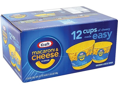 Kraft Mac & Cheese Pasta, 2.05 oz., 12/Carton (220-00478)