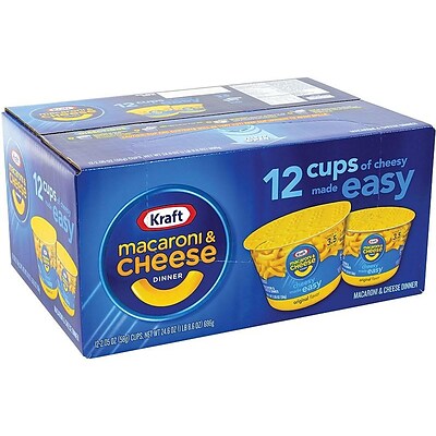 Kraft Mac & Cheese Pasta, 2.05 Oz., 12/Carton (220-00478)