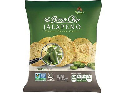 The Better Chip Chips, Jalapeno, 1.5 Oz., 27/Carton (56097)