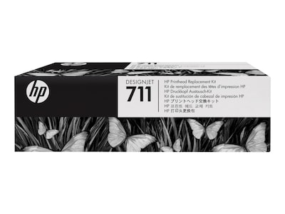 HP 711 DesignJet Printhead Replacement Kit, Black/Cyan/Magenta/Yellow (C1Q10A)