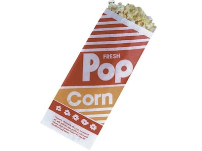 S&S Popcorn Bags, 1000/Pack (16722)