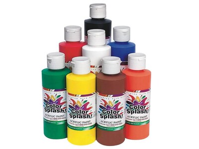 Colorations Washable Tempera Paint 16 fl oz Black Non Toxic Vibrant Bold  for sale online