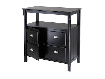 Winsome Timber 36W Buffet, Black, Each (20236)