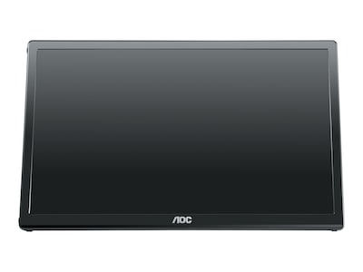 AOC E1659FWU 15.6 Portable HD LED Monitor, Black