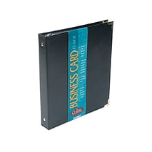 Samsill Classic Holders, Black, 200 Card Capacity (81080)