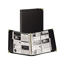 Samsill Classic Holders, Black, 200 Card Capacity (81080)