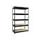 Hirsh 3800 lb. Rivet Series 5-Shelf Metal Unit, 48W, Black (19454)