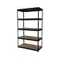 Hirsh 3800 lb. Rivet Series 5-Shelf Metal Unit, 48"W, Black (19454)