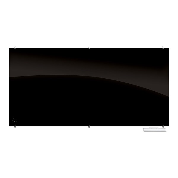 MooreCo Visionary Glass Dry-Erase Whiteboard, 8 x 4 (84065)