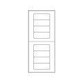 Avery Mini-Sheets Laser/Inkjet Address Labels, 1 x 2-5/8, White, 8 Labels/Sheet, 25 Sheets/Pack, 2