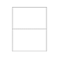Printworks® Professional 8.5" x 11" Perforated Paper, 24 lbs., 92 Brightness, 2500 Sheets/Carton (04118P)