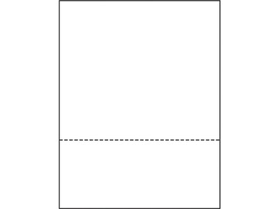 Printworks® Professional 8.5 x 11 Perforated Paper, 20 lbs., 92 Brightness, 2500 Sheets/Carton (04